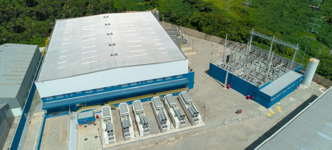 Subestação e infraestrutura do data center